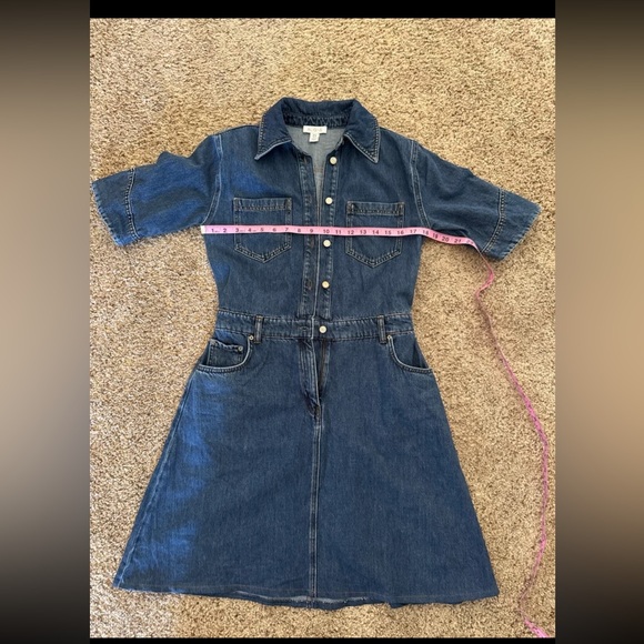 Anthropologie ALIGNE Mateo Denim Dress 
size 4 - Picture 11 of 12